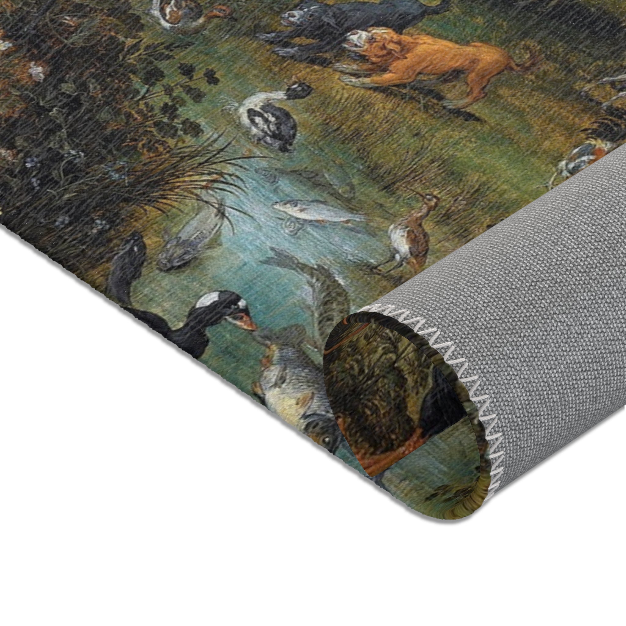 Jan Brueghel de Oude en Peter Paul Rubens - Het aards paradijs met de zondeval van Adam en Eva | Area Rug