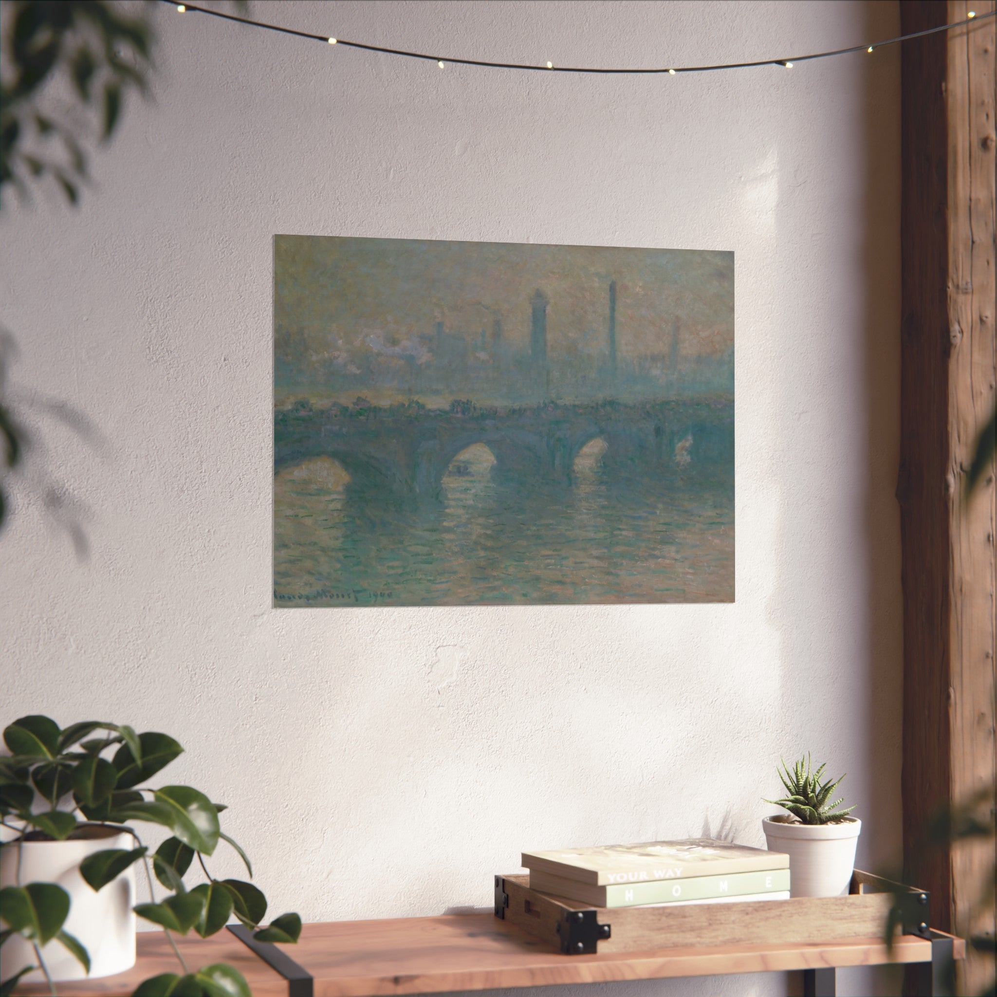 Claude Monet - Waterloo Bridge, Gray Weather | Fine Art Poster