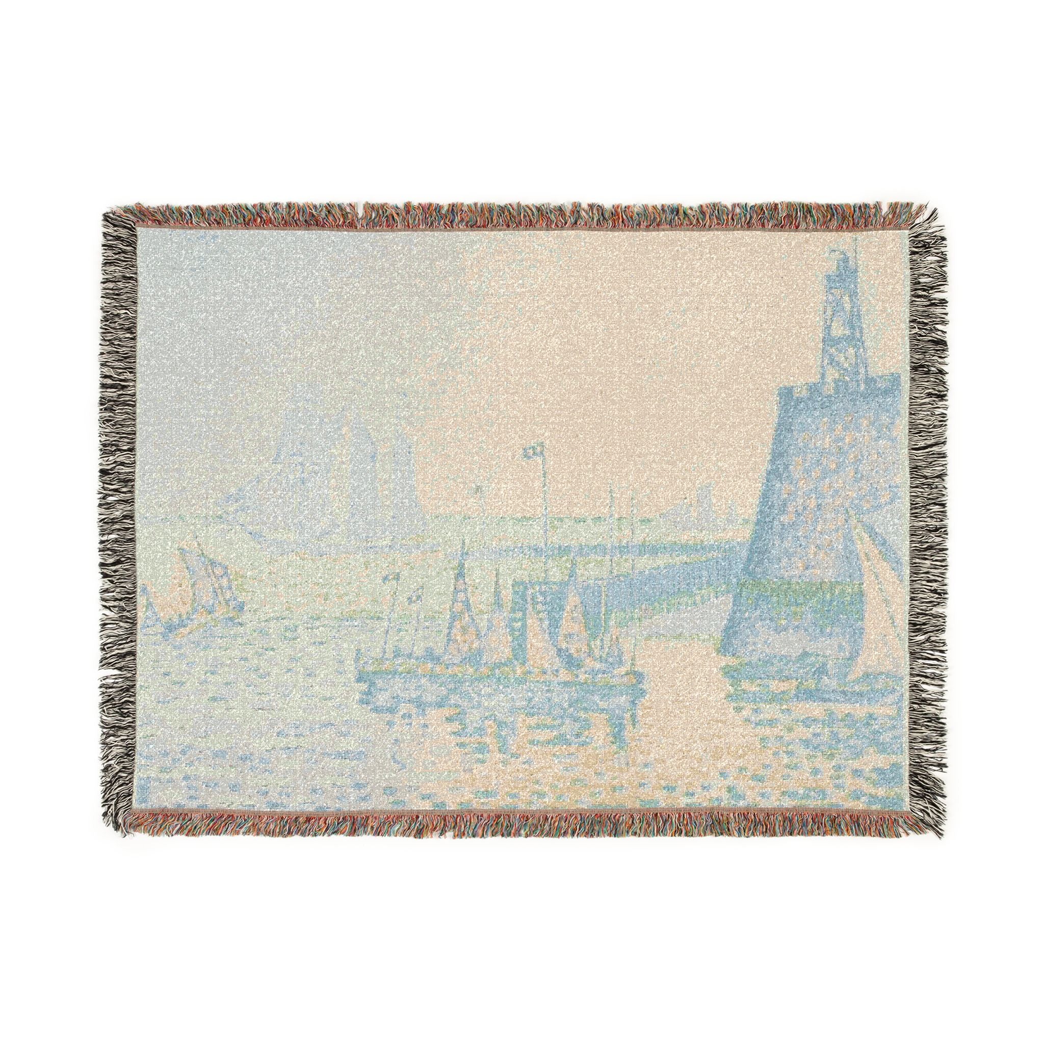 Paul Signac - Evening | Woven Tapestry Blanket