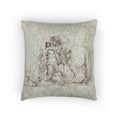 Giovanni Battista Tiepolo - The Rider Standing by His Horse, from Capricci | Woven Pillow