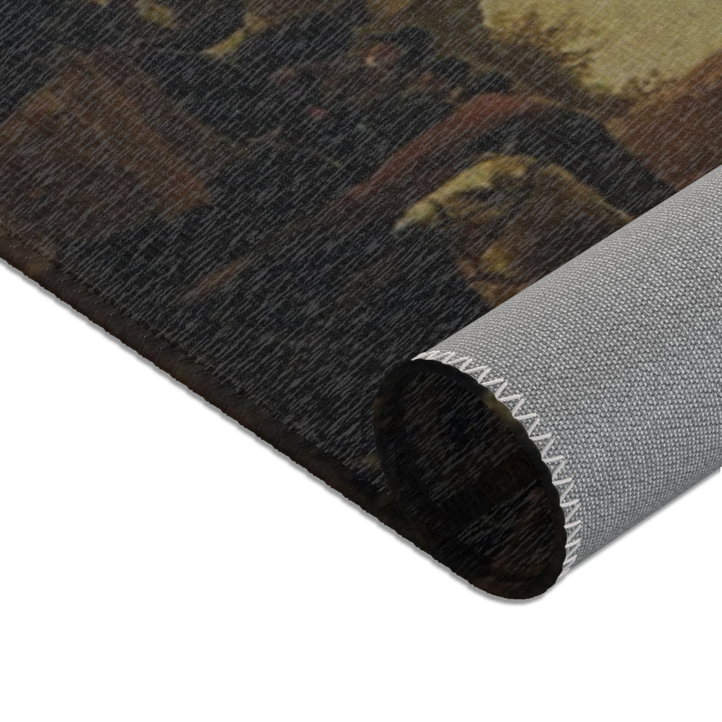 Schilderij, Aelbert Cuyp, met ruïne van Huis te Merwede (12091275046) | Area Rug