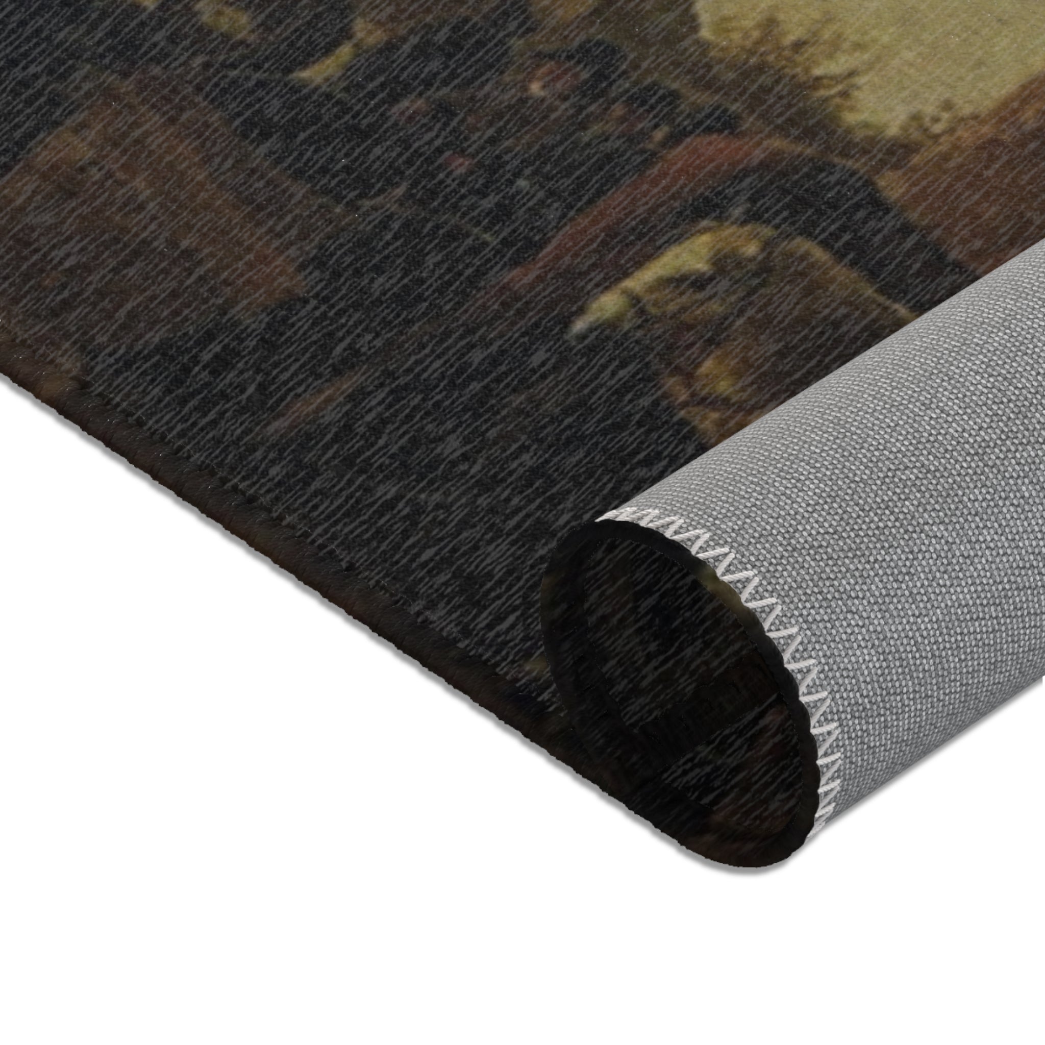 Schilderij, Aelbert Cuyp, met ruïne van Huis te Merwede (12091275046) | Area Rug
