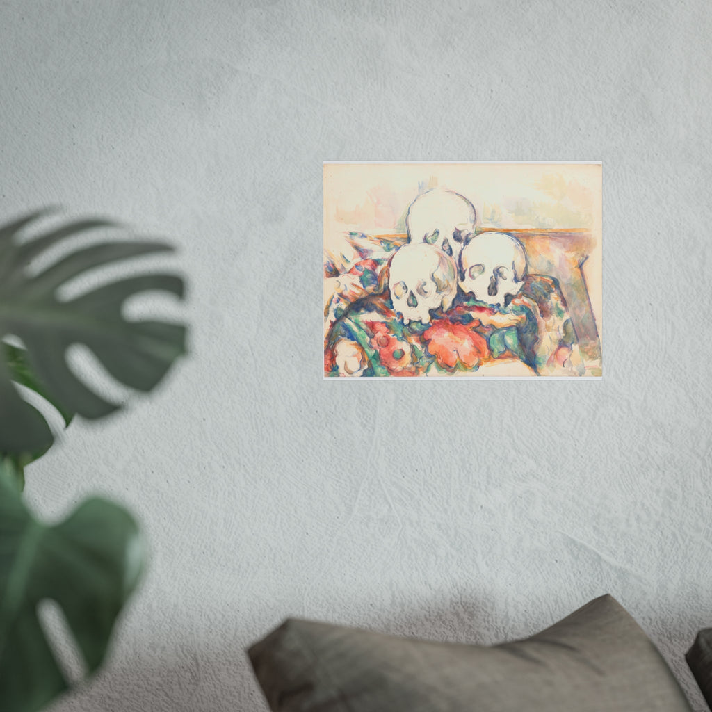 Paul Cezanne - The Three Skulls | Fine Art Poster