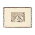 Francisco José de Goya y Lucientes - And they are like wild beasts, plate five from The Disasters of War | Woven Tapestry Blanket