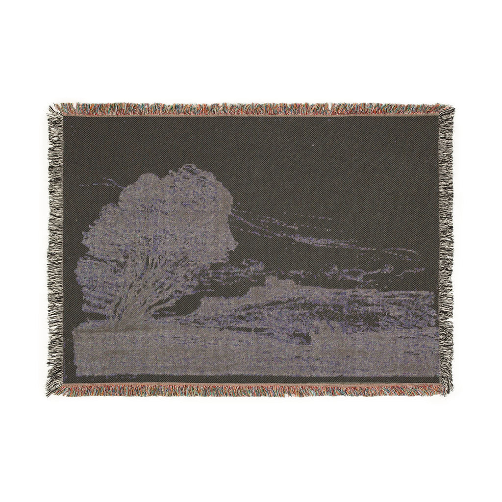 Jean Baptiste Camille Corot - The Isolated Fort | Woven Tapestry Blanket