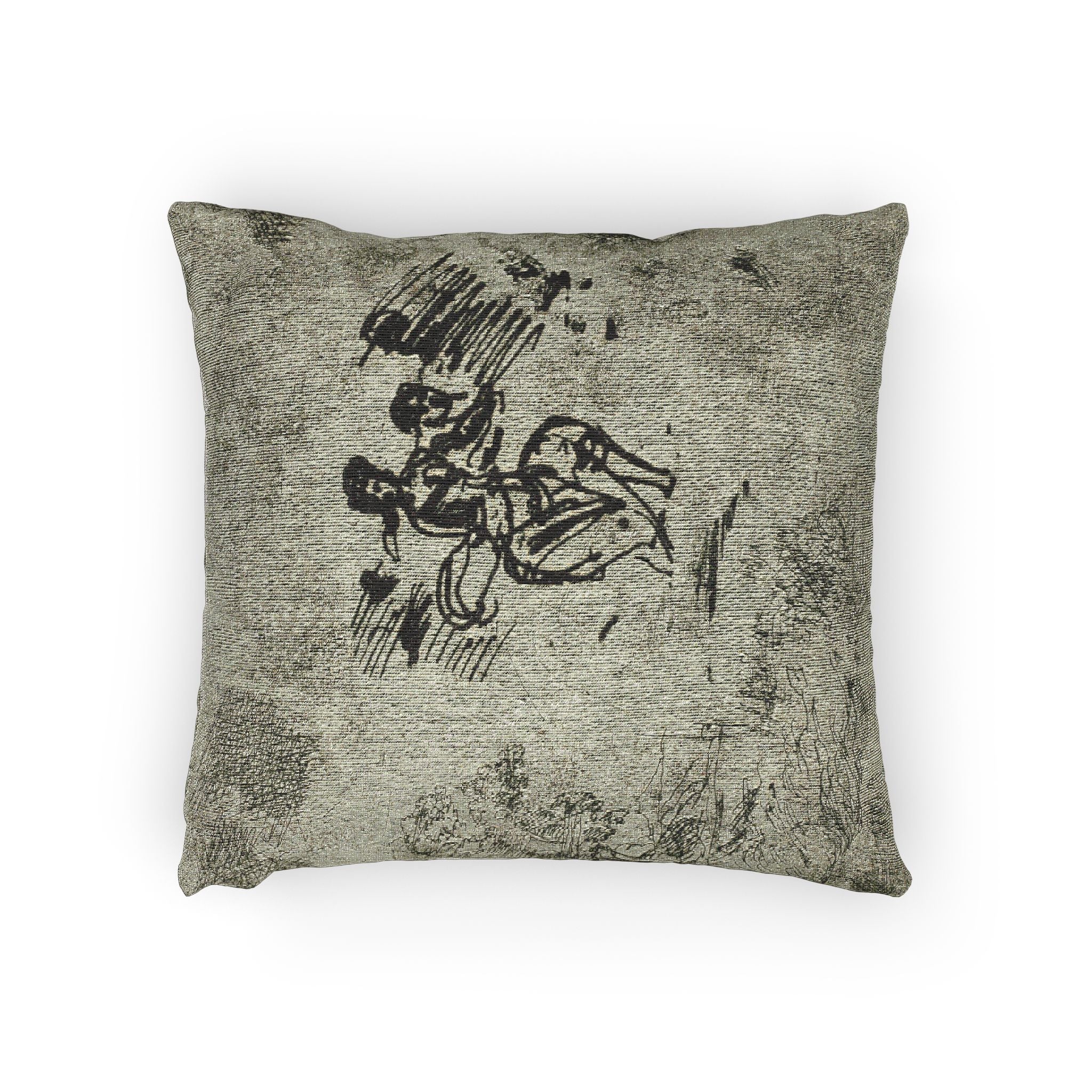 Claude Lorrain - Seated Woman and Other Sketches | Woven Pillow