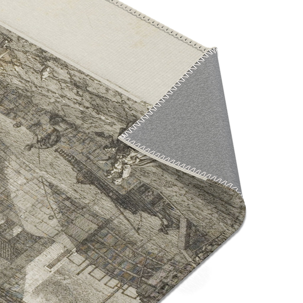 Canaletto - Le Porte Del Dolo, from Vedute | Area Rug
