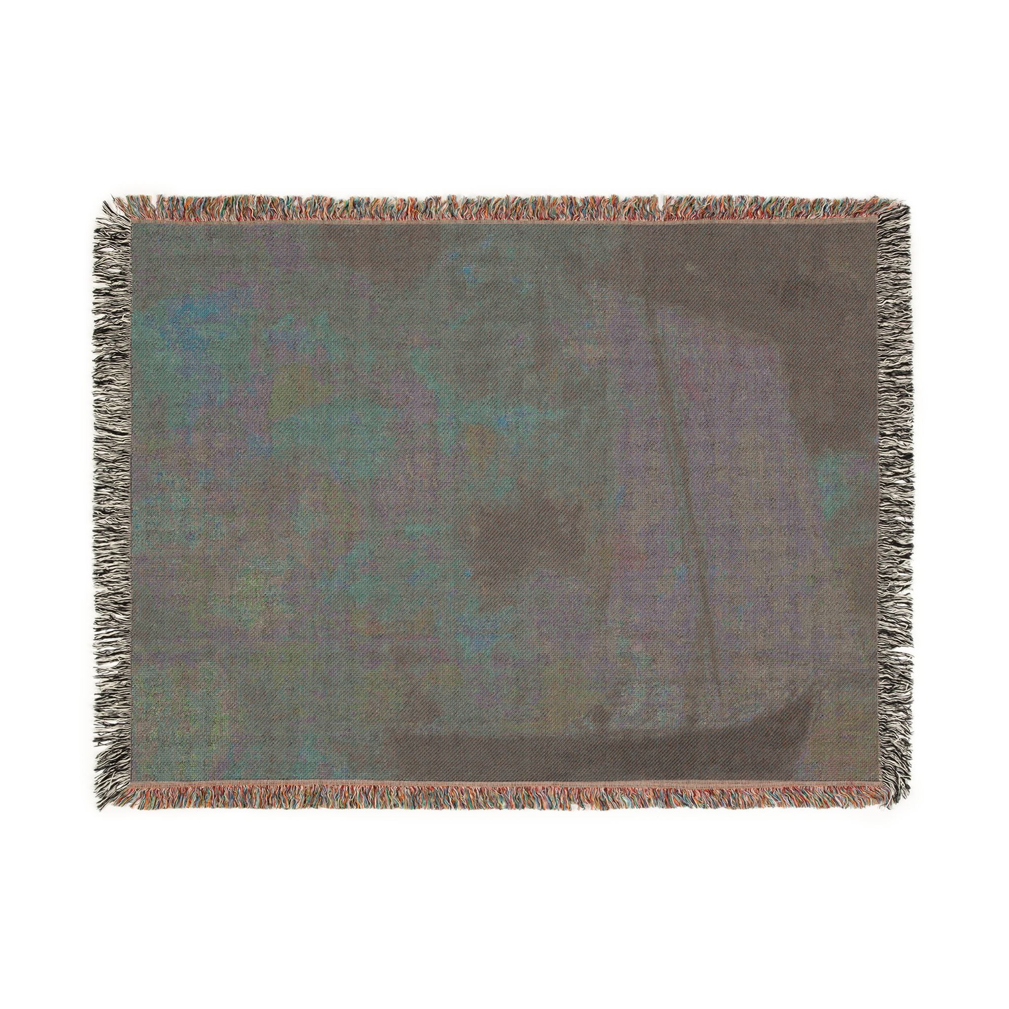 Odilon Redon - Flower Clouds | Woven Tapestry Blanket