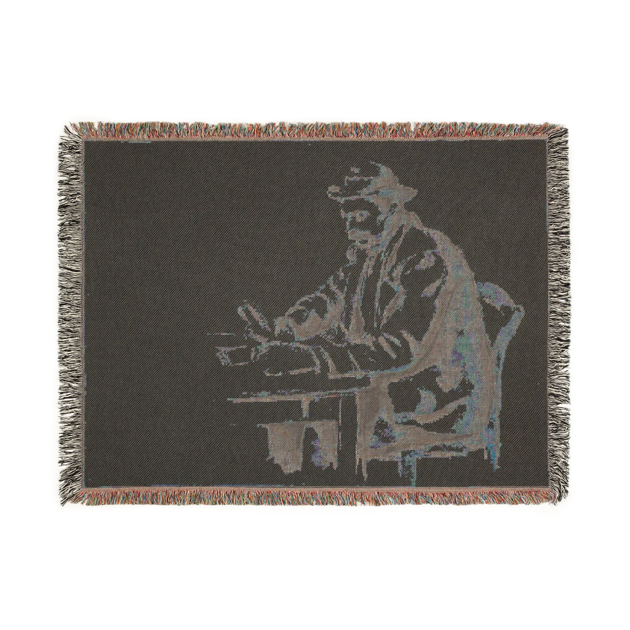 Paul Cezanne - A Study for the Card Players | Woven Tapestry Blanket