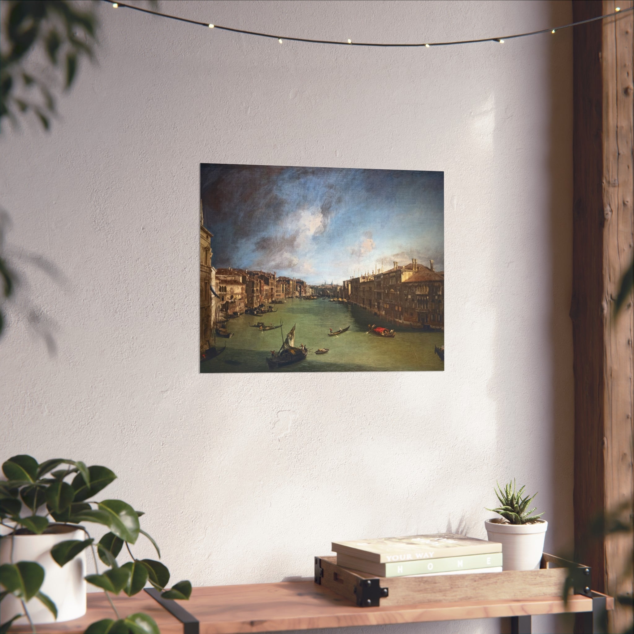 Ca' Rezzonico - Canal Grande da Palazzo Balbi a Rialto C.1722 - Canaletto | Fine Art Poster
