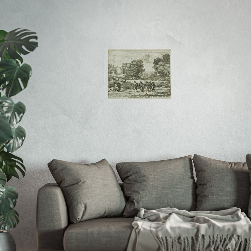Claude Lorrain - Time, Apollo and the Seasons | Fine Art Poster