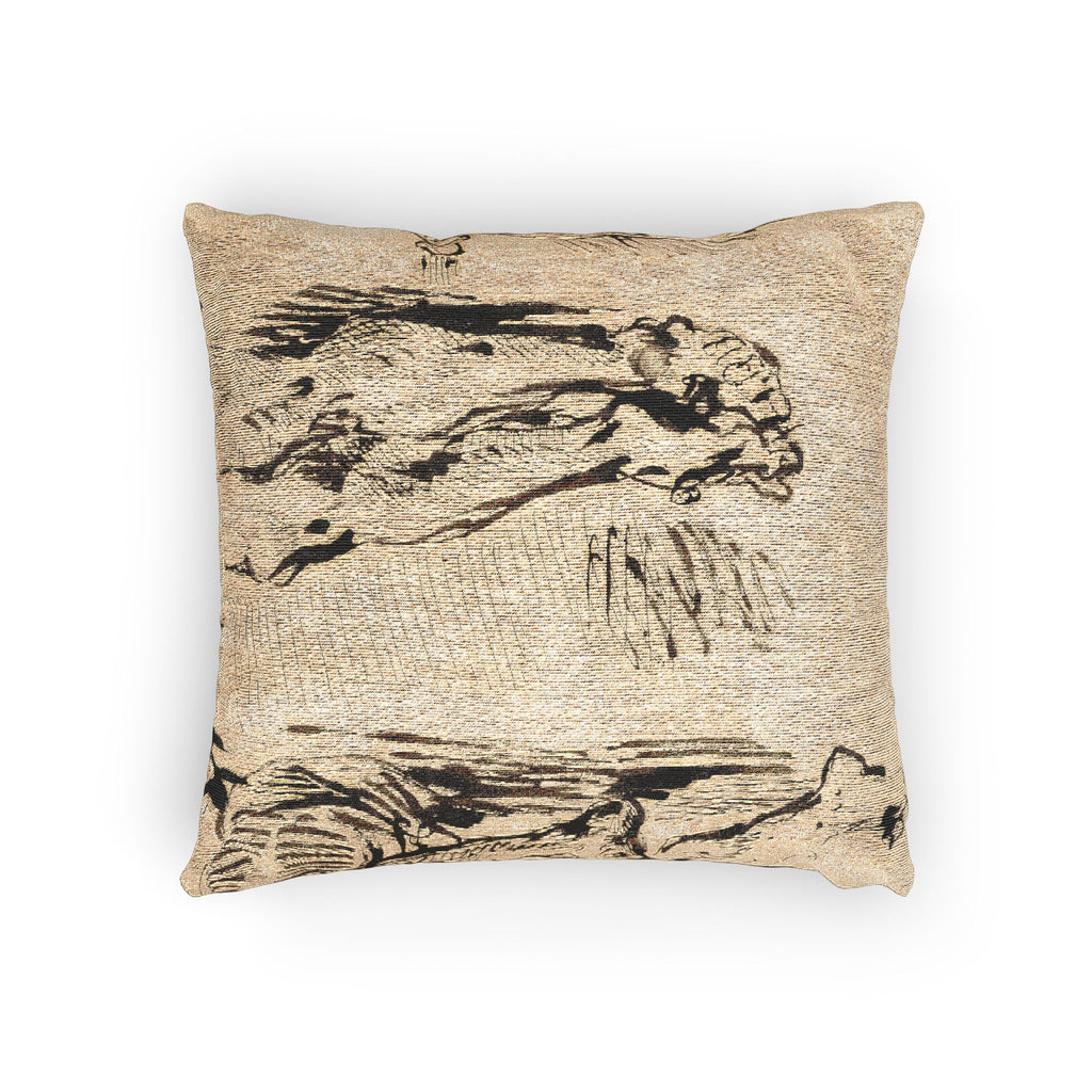 Eugène Delacroix - Study of Arms and Legs of Christ Crucified | Woven Pillow