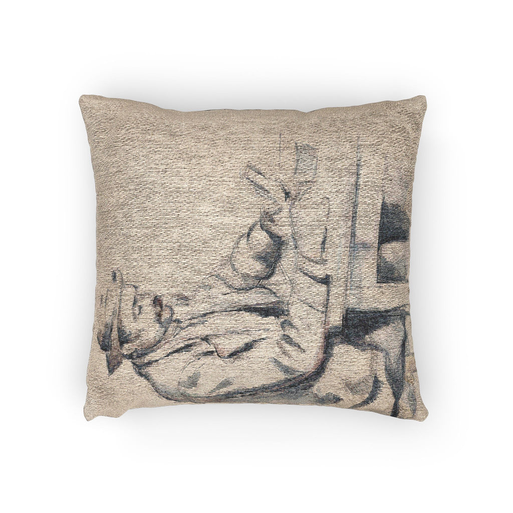 Paul Cezanne - A Study for the Card Players | Woven Pillow