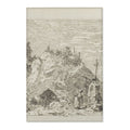 Canaletto - Landscape with the Pilgrim at Prayer, from Vedute | Area Rug