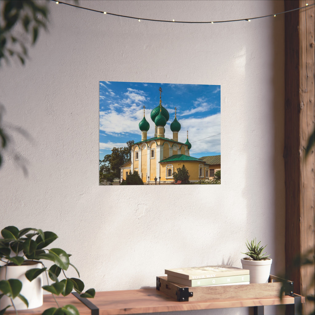 Church of the Beheading of Saint John the Baptist Alekseyevsky Monastery Uglich 2023-07-22 7452 | Fine Art Poster
