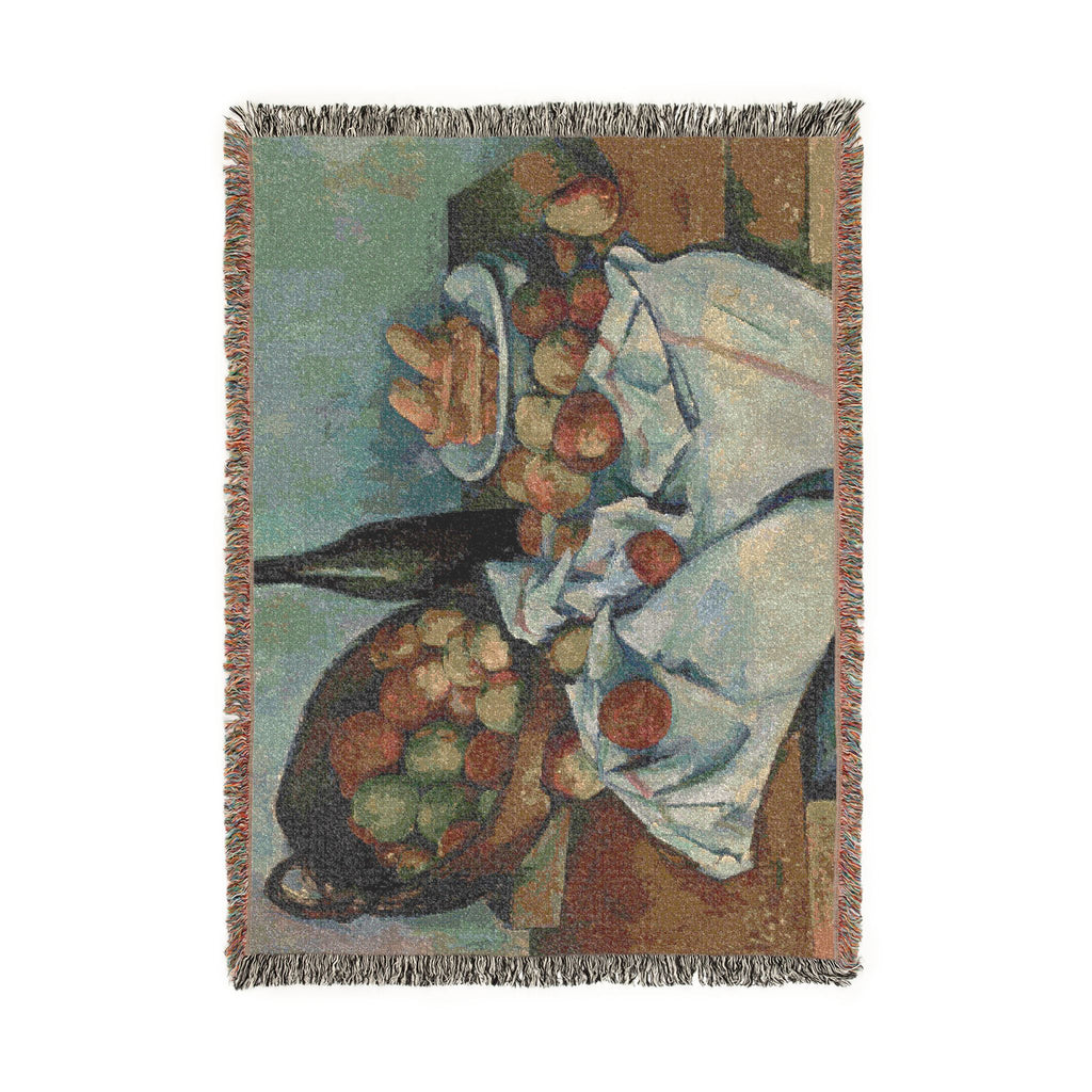 Paul Cezanne - The Basket of Apples | Woven Tapestry Blanket