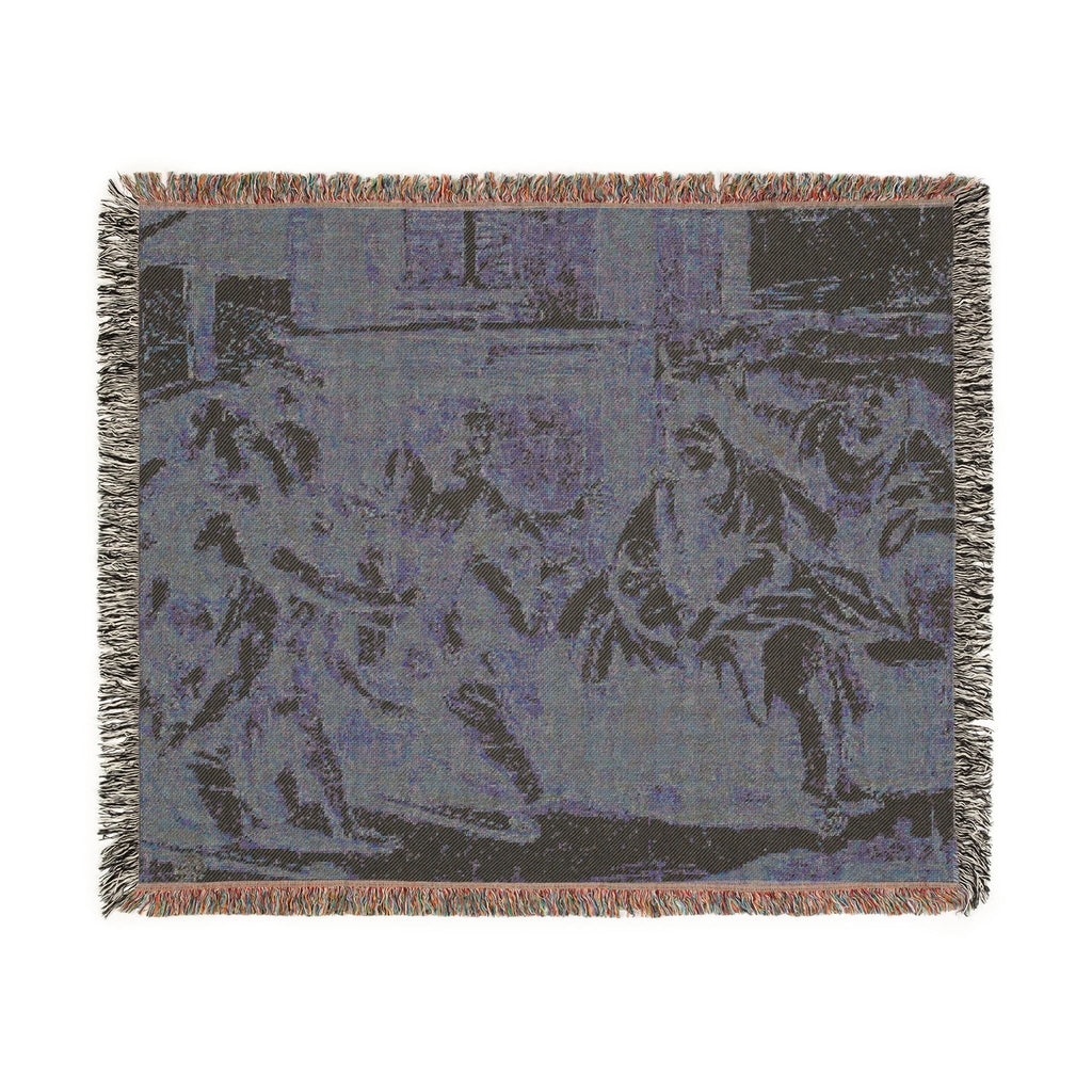Nicolas Poussin - Adoration of the Shepherds | Woven Tapestry Blanket