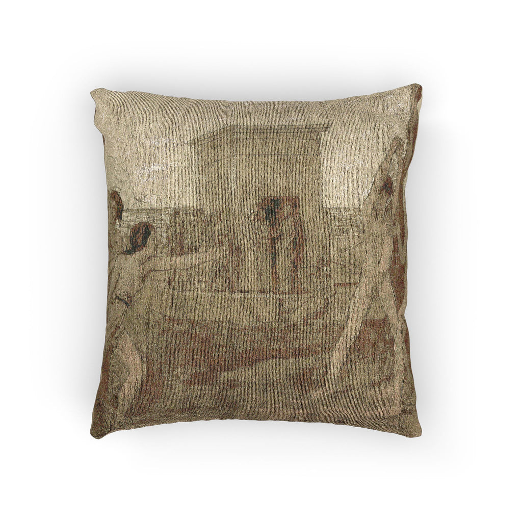 Hilaire Germain Edgar Degas - Young Spartan Girls Challenging Boys | Woven Pillow
