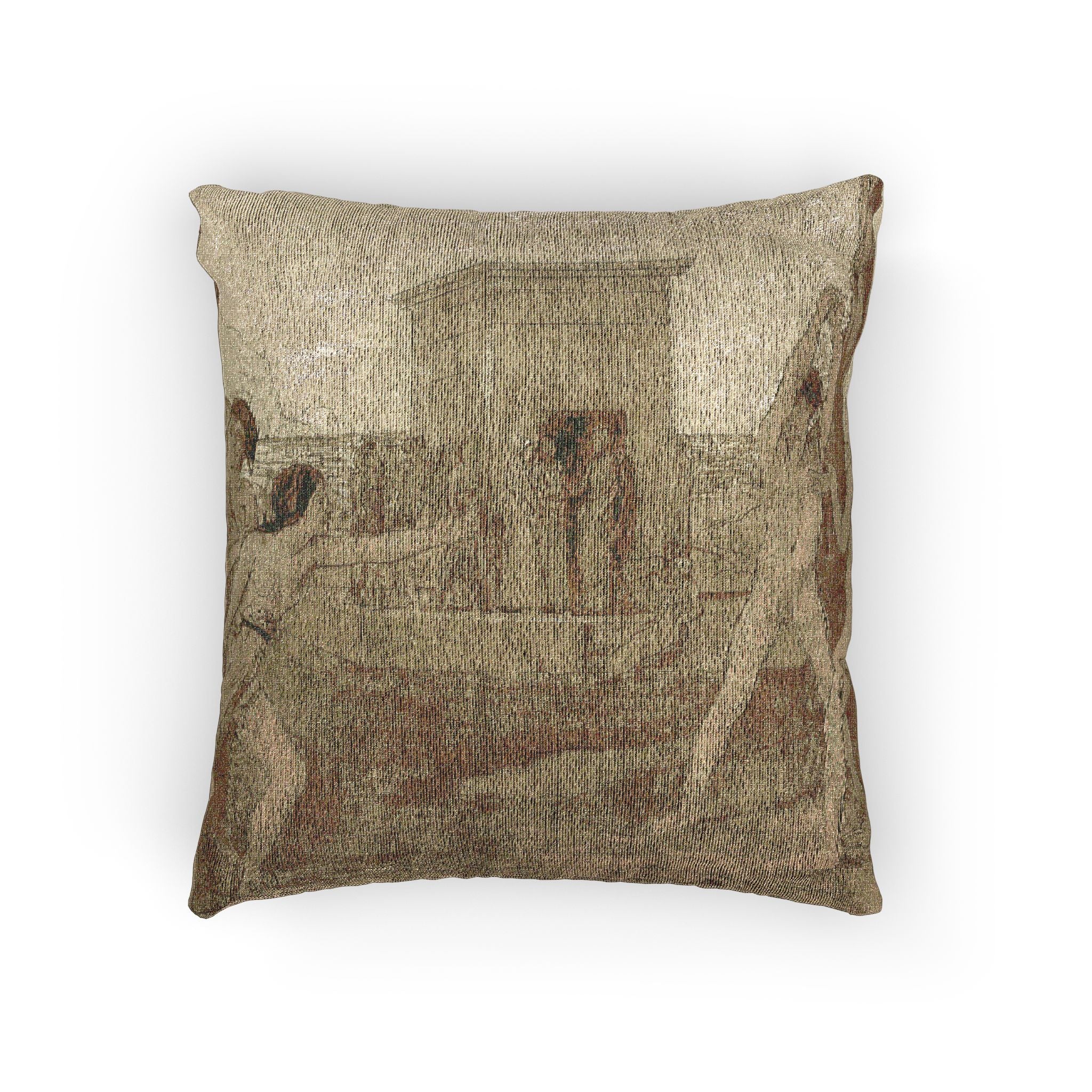 Hilaire Germain Edgar Degas - Young Spartan Girls Challenging Boys | Woven Pillow