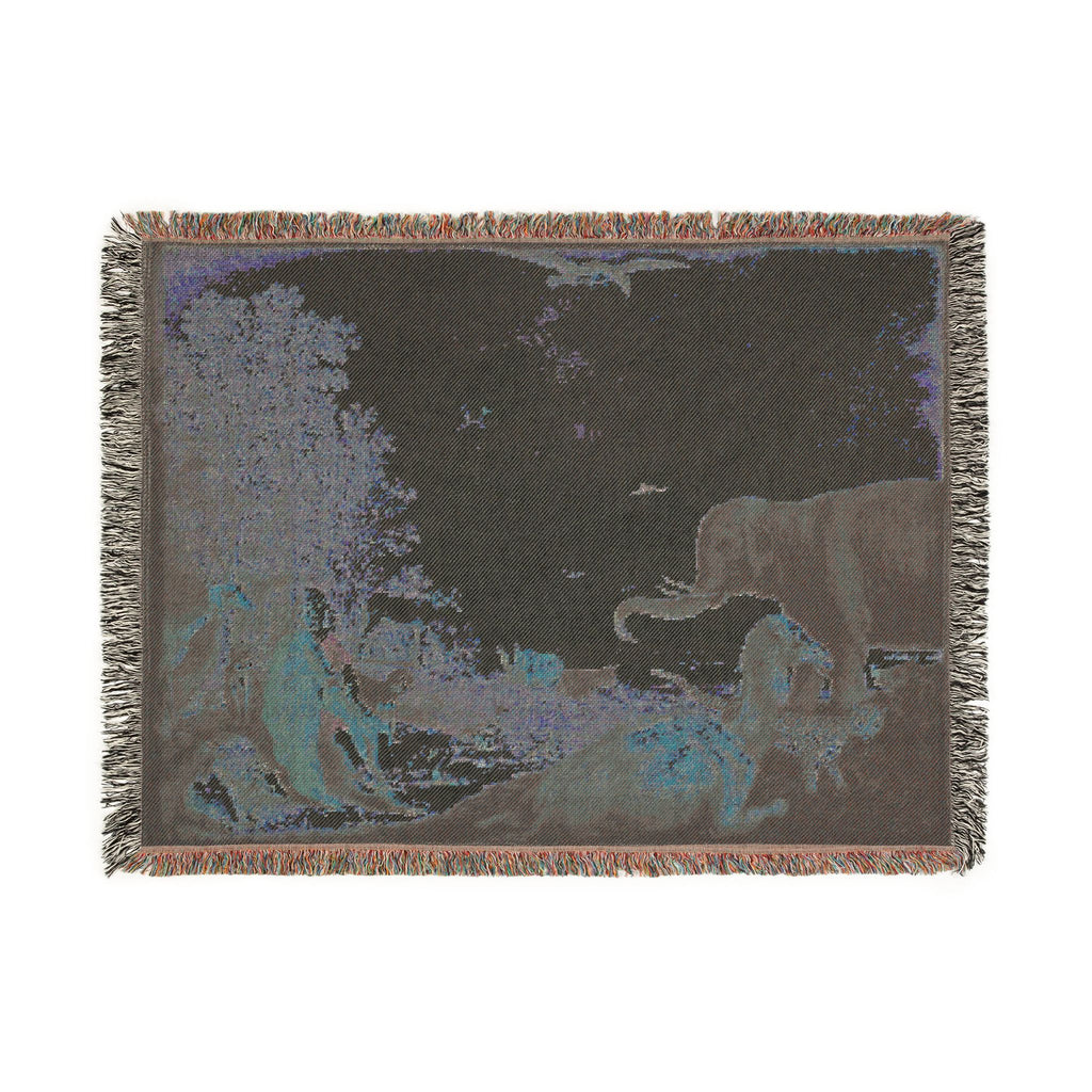 Dessau, Anhaltische Gemäldegalerie, Aelbert Jacobsz. Cuyp, Orpheus und die Tiere | Woven Tapestry Blanket