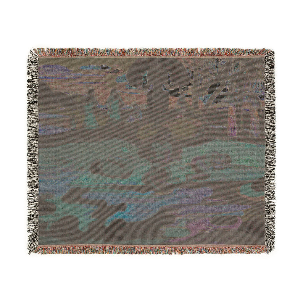 Paul Gauguin - Mahana no atua (Day of the God) | Woven Tapestry Blanket