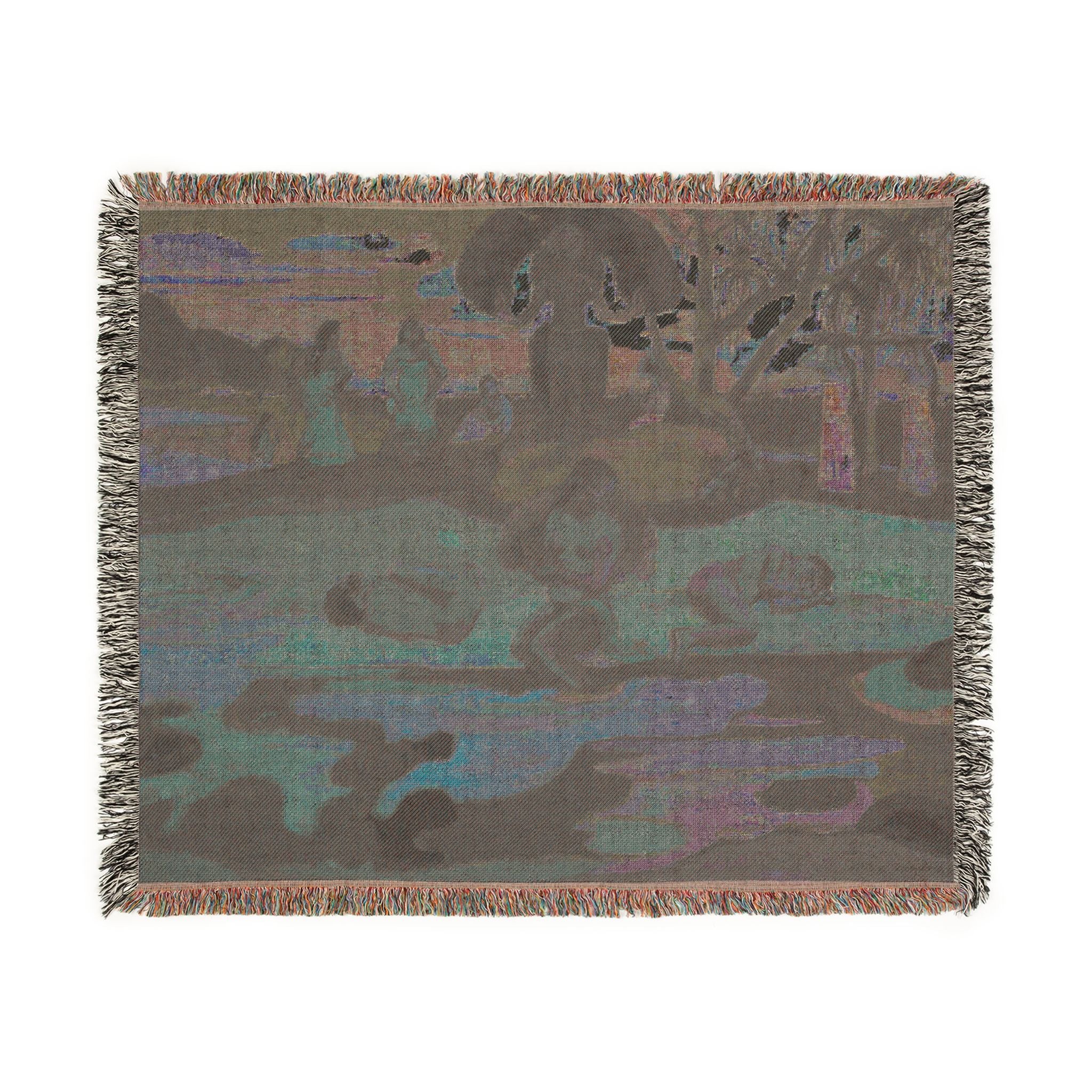 Paul Gauguin - Mahana no atua (Day of the God) | Woven Tapestry Blanket