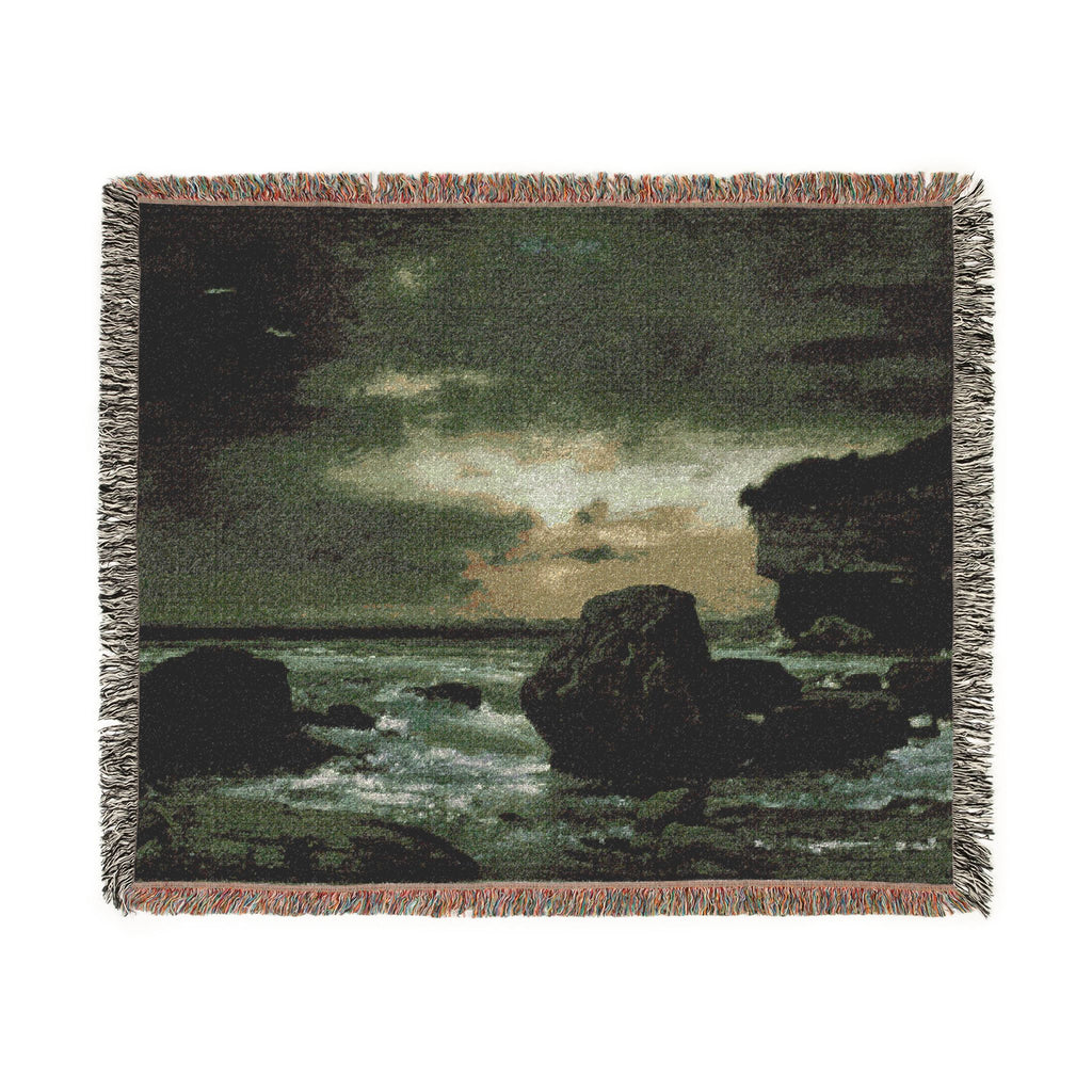 George Inness - A Marine | Woven Tapestry Blanket