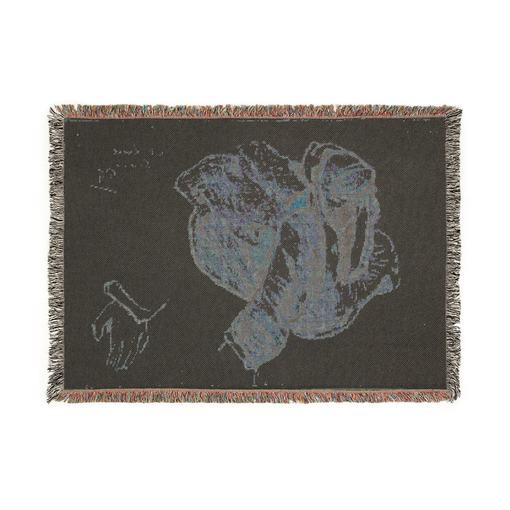 Paul Gauguin - Seated Breton Woman | Woven Tapestry Blanket