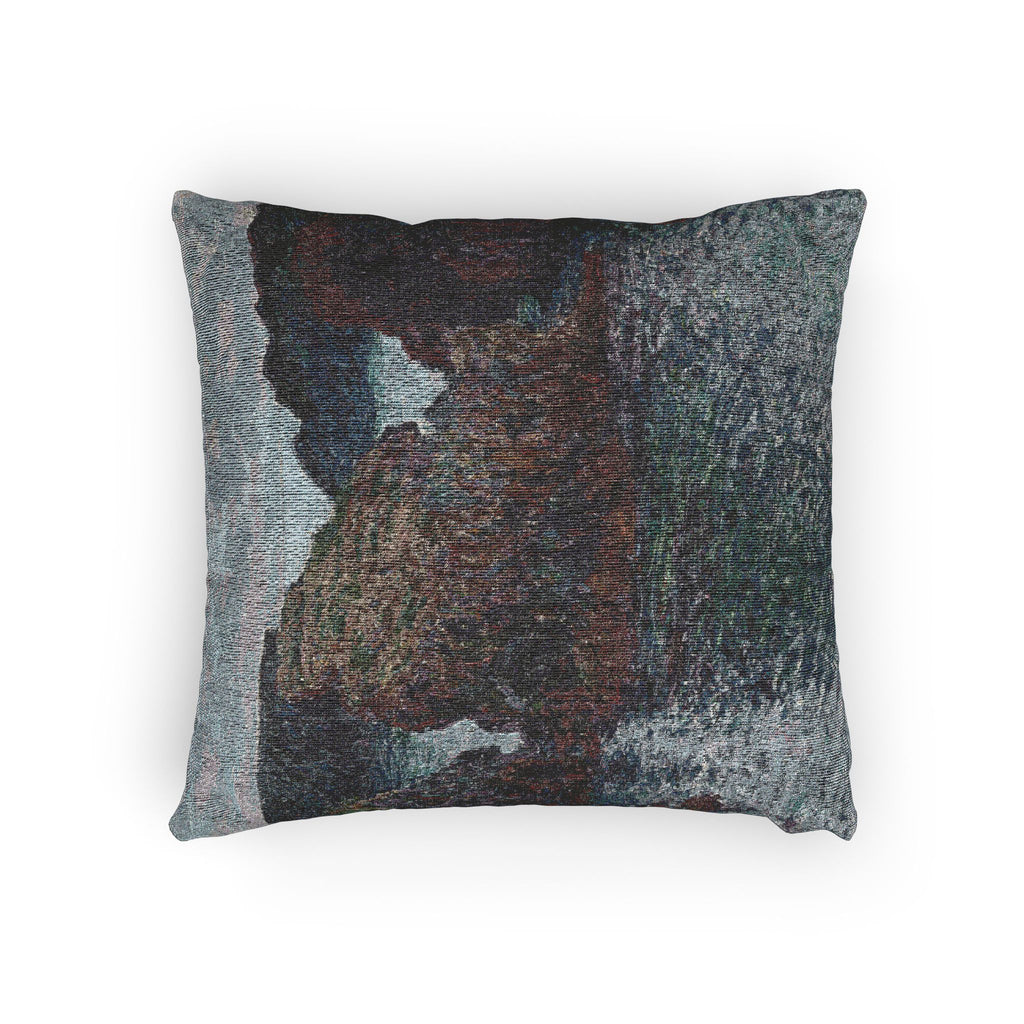 Claude Monet - Rocks at Port-Goulphar, Belle-Île | Woven Pillow