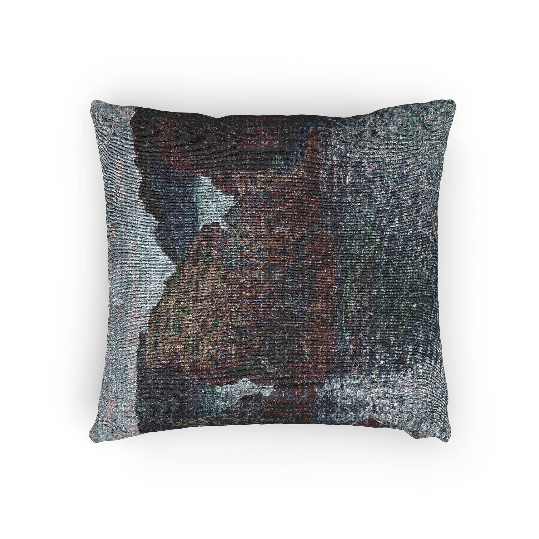 Claude Monet - Rocks at Port-Goulphar, Belle-Île | Woven Pillow