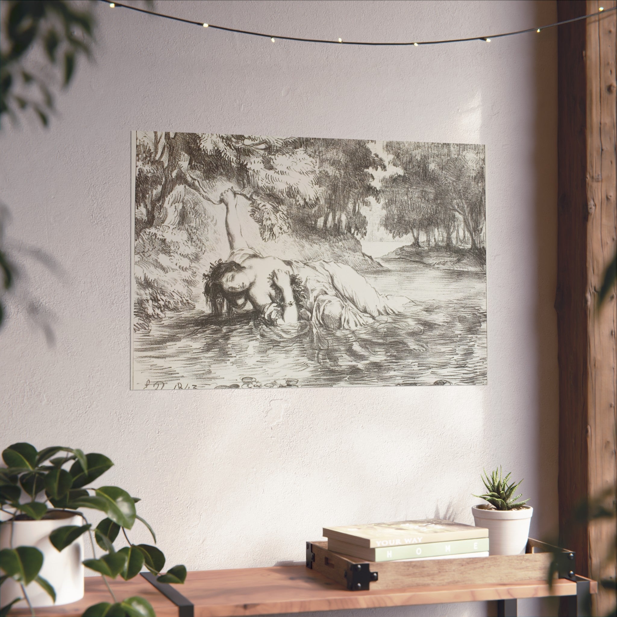 Eugène Delacroix - Ophelia's Death | Fine Art Poster