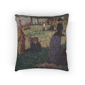 Georges Seurat - Oil Sketch for A Sunday on La Grande Jatte — 1884 | Woven Pillow