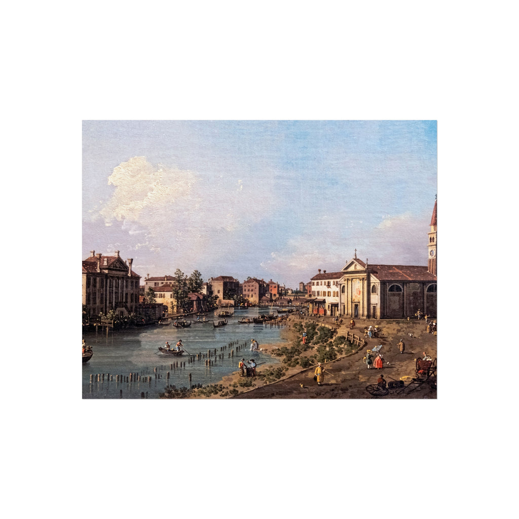 Bemberg Fondation Toulouse - Vue de Dolo - Canaletto ca 1740 - Inv 1011 | Fine Art Poster