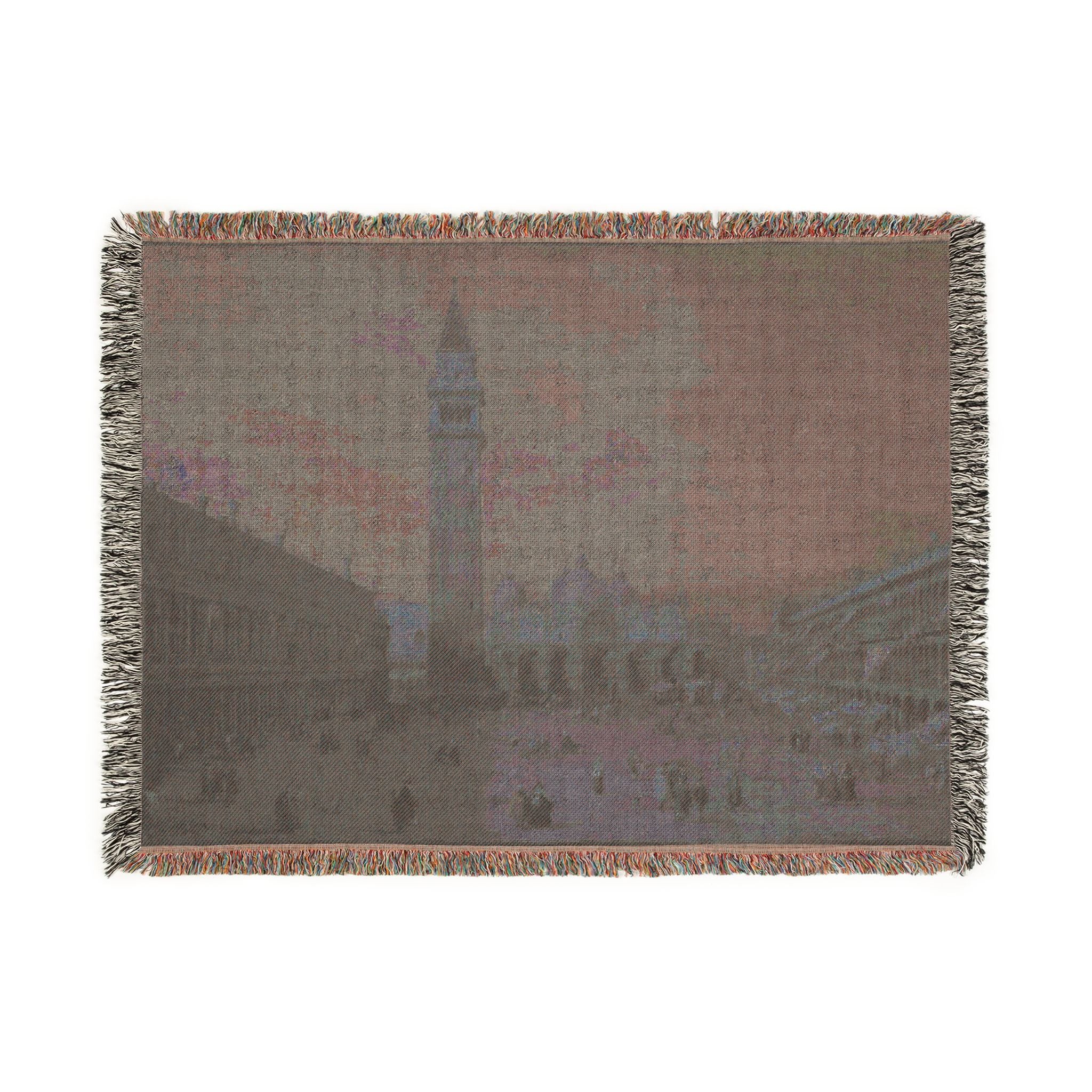 Giovanni Antonio Canal, il Canaletto - Piazza San Marco - WGA03883 | Woven Tapestry Blanket