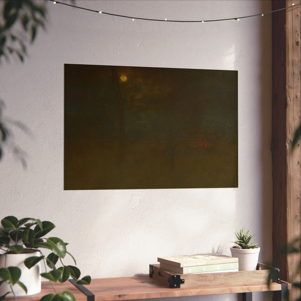 George Inness - The Moon at Night | Fine Art Poster
