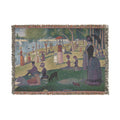 Georges Seurat - A Sunday on La Grande Jatte — 1884 | Woven Tapestry Blanket