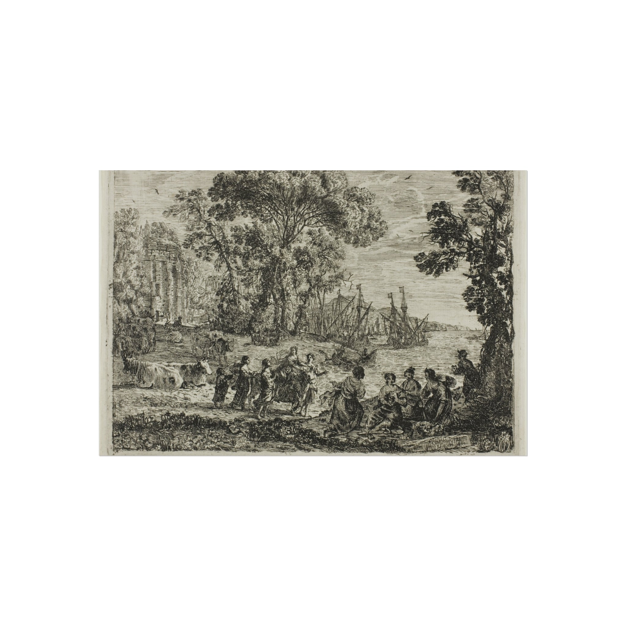 Claude Lorrain - The Rape of Europa | Fine Art Poster