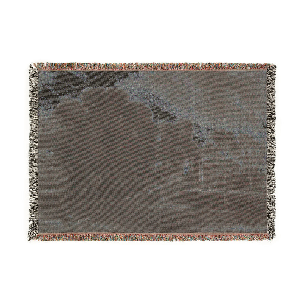 David Lucas - Frontispiece, to Mr. Constable's English Landscape, East Bergholt, Suffolk | Woven Tapestry Blanket
