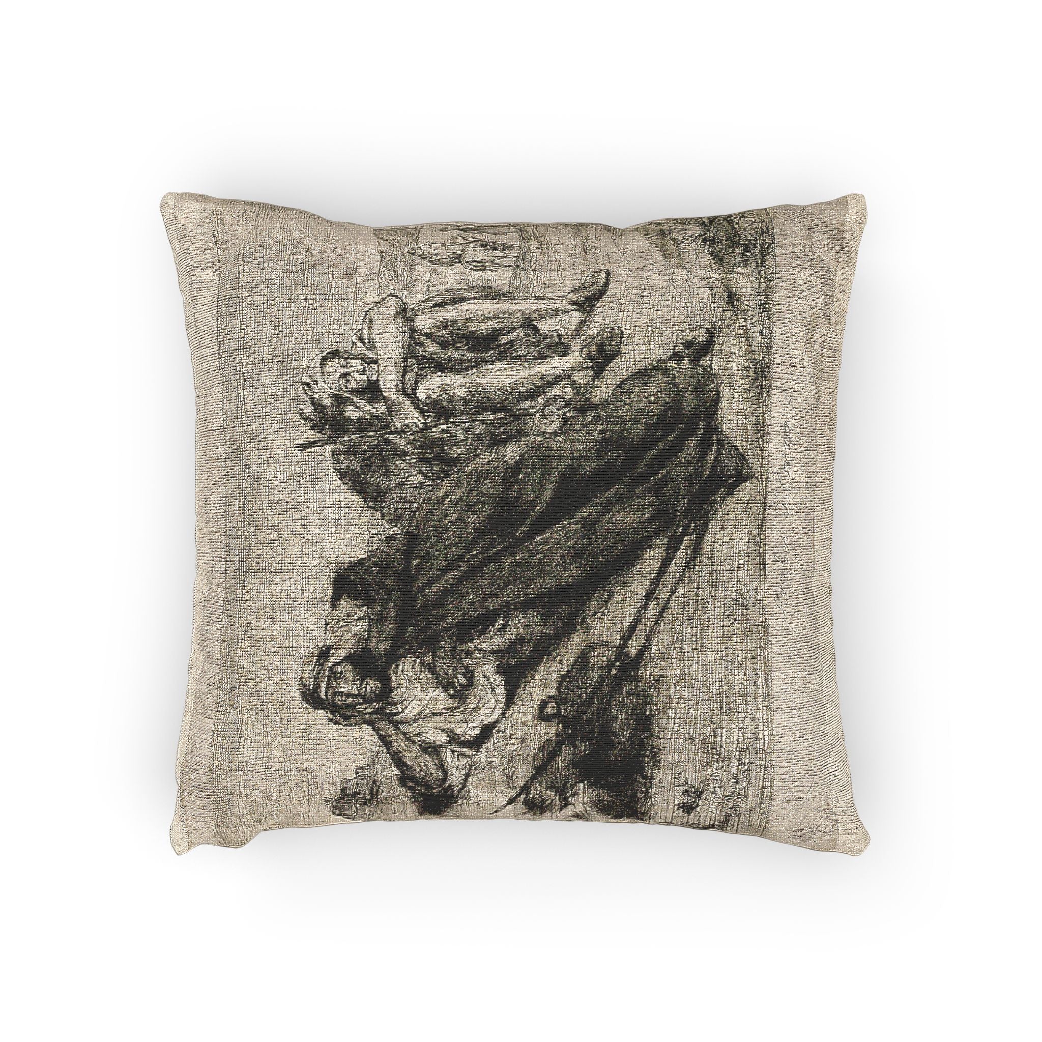 Eugène Delacroix - Arabs of Oran | Woven Pillow