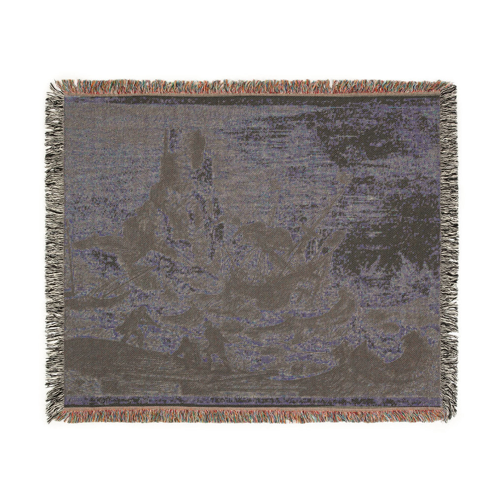 Claude Lorrain - The Shipwreck | Woven Tapestry Blanket