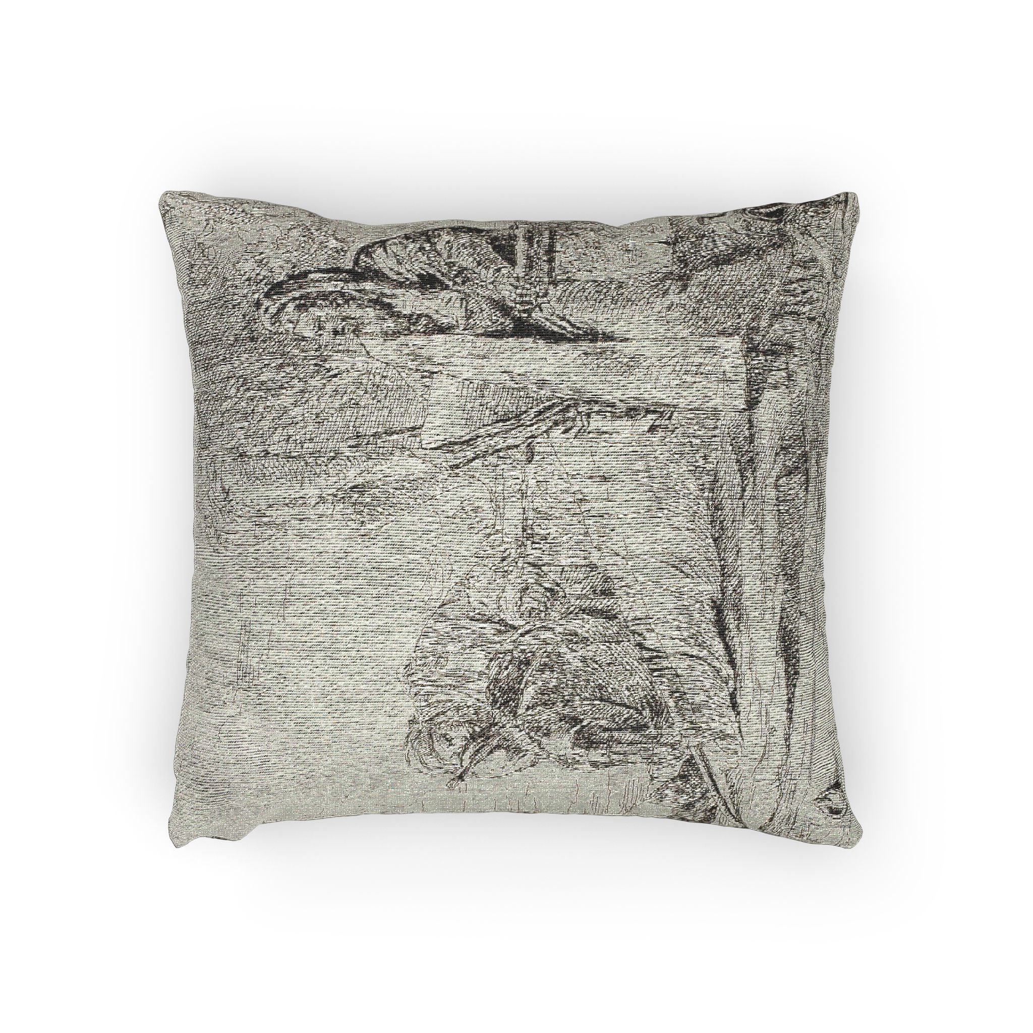 Giovanni Battista Tiepolo - Standing Philosopher and Two Other Figures, from Capricci | Woven Pillow