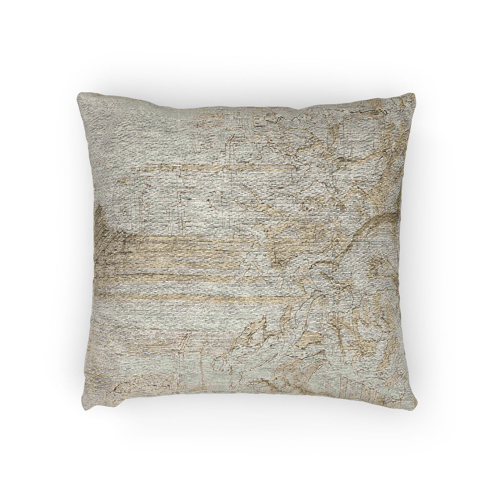 School of Nicolas Poussin - Massacre of the Innocents (recto); Figure Sketches (verso) | Woven Pillow