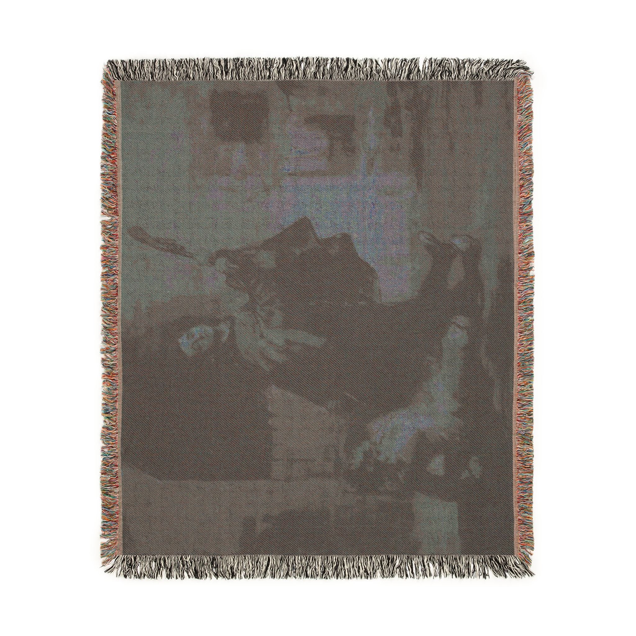 Francisco José de Goya y Lucientes - Friar Pedro Clubs El Maragato with the Butt of the Gun | Woven Tapestry Blanket