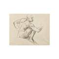John Singer Sargent - Seated Male Nude | Fine Art Poster