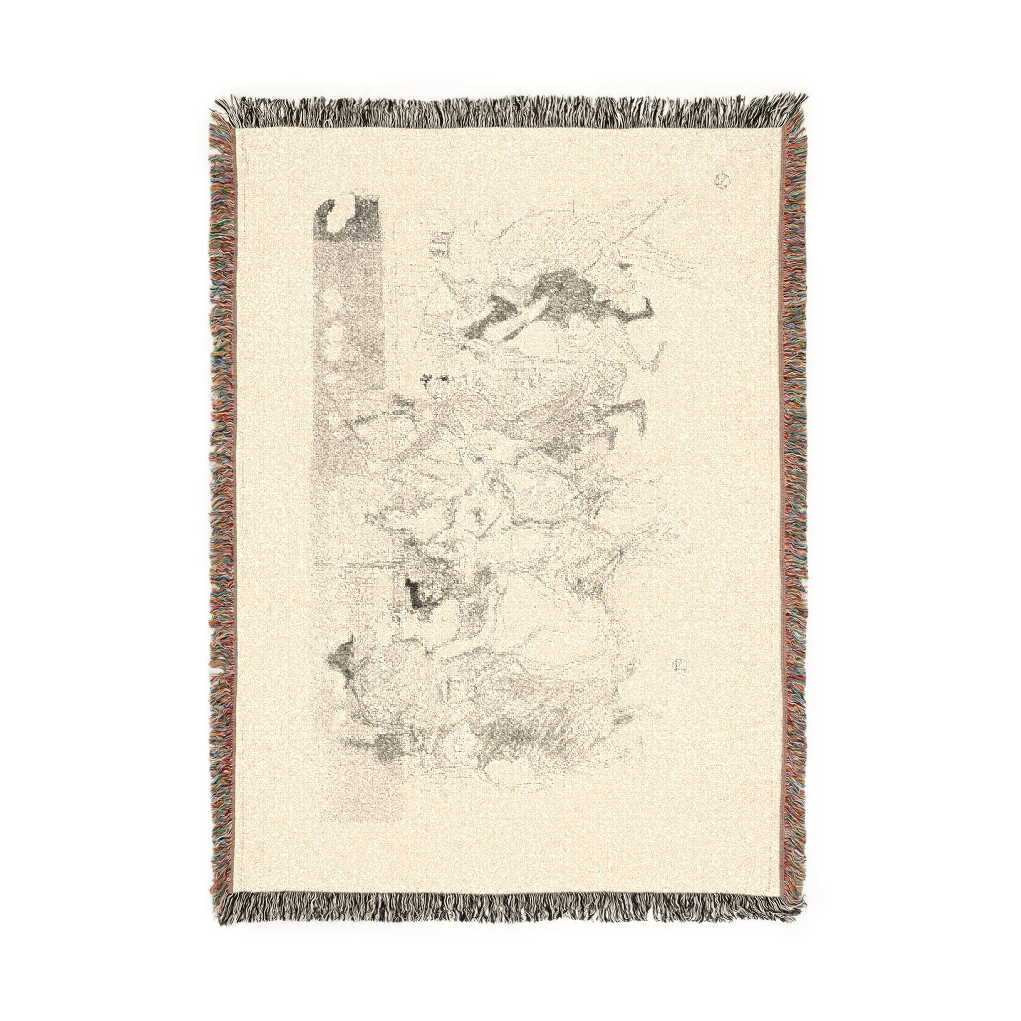 Henri de Toulouse-Lautrec - A Gala Evening at the Moulin Rouge | Woven Tapestry Blanket