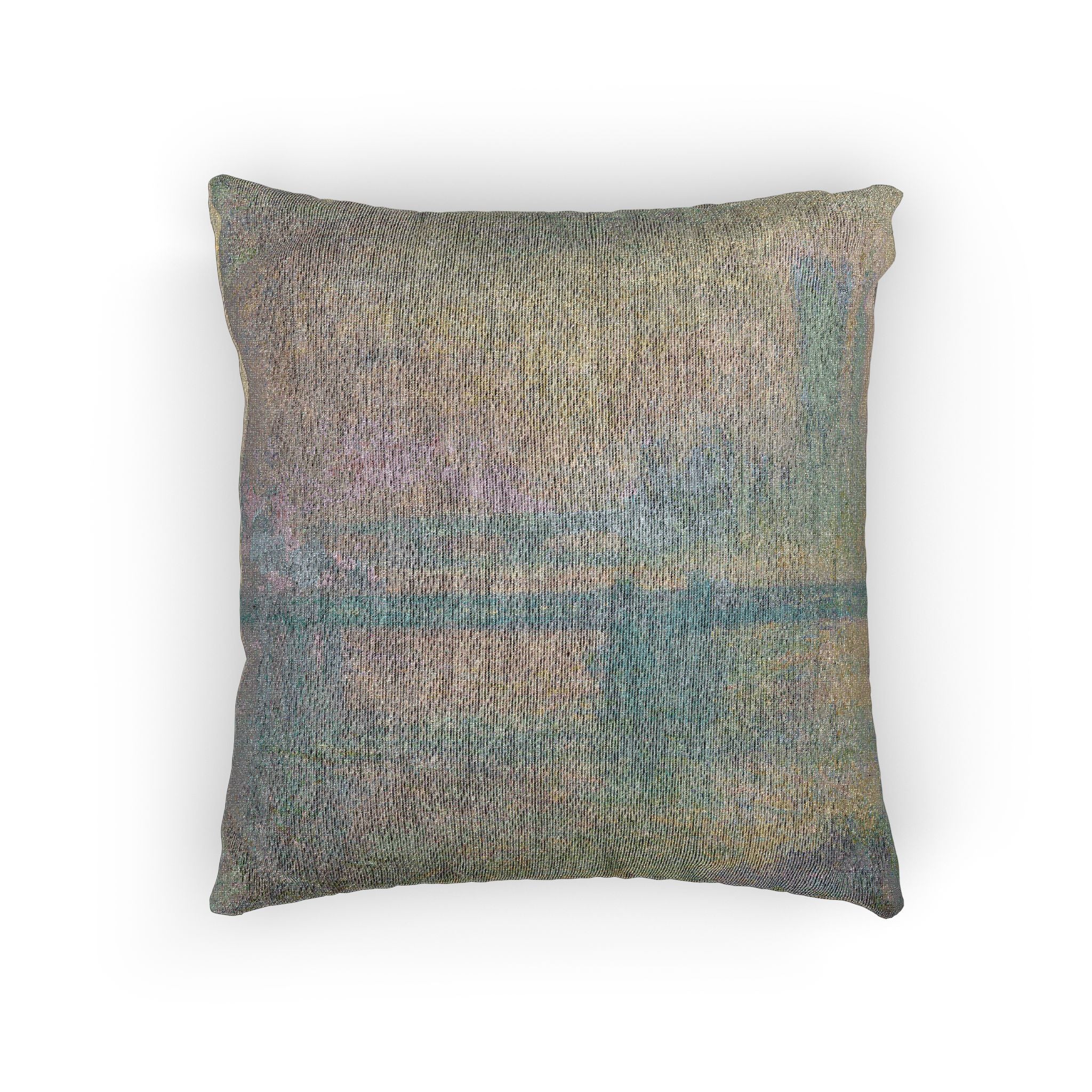 Claude Monet - Charing Cross Bridge, London | Woven Pillow