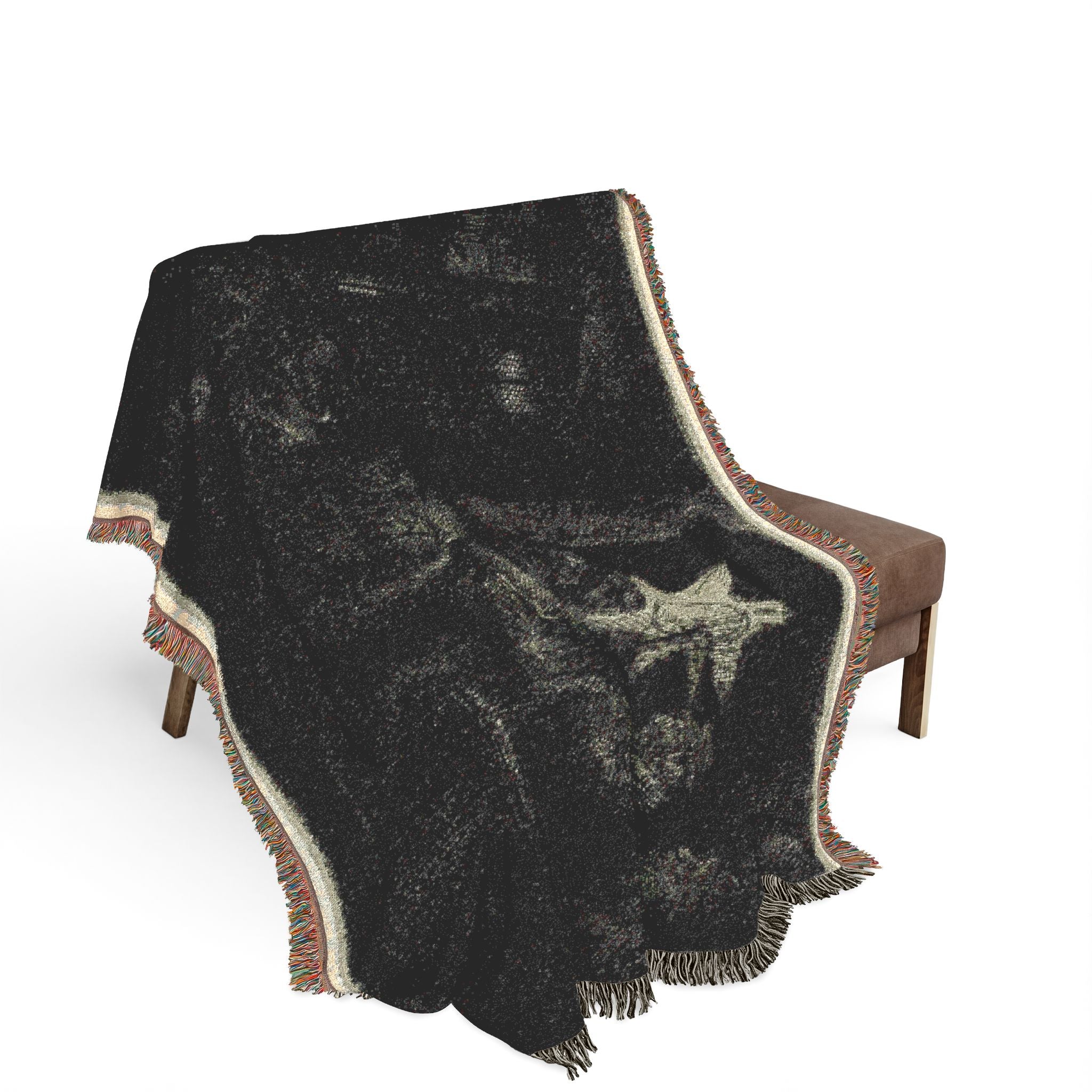 Rembrandt van Rijn - The Star of the Kings A Night Piece | Woven Tapestry Blanket