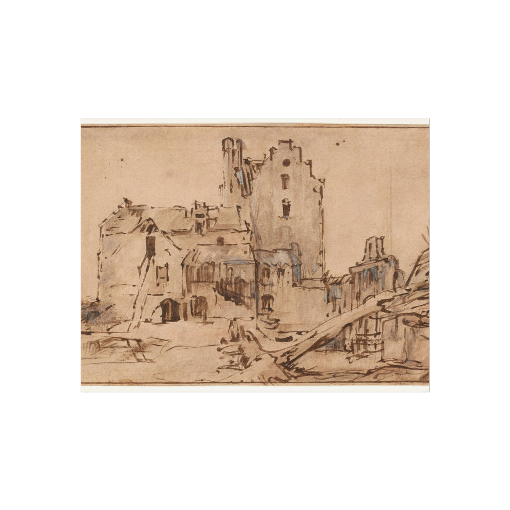 Rembrandt van Rijn - Kostverloren Castle in Decay | Fine Art Poster