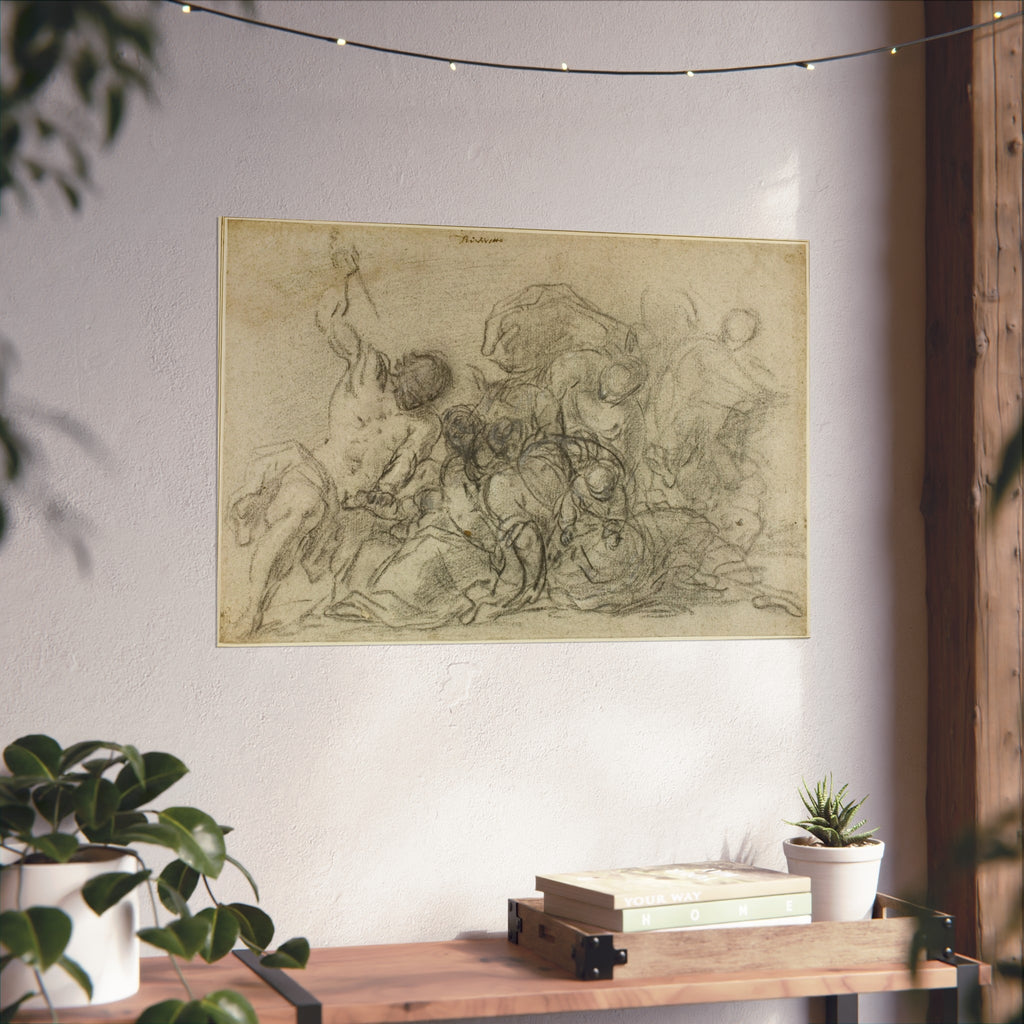 Circle of Titian - Massacre of the Innocents | Fine Art Poster