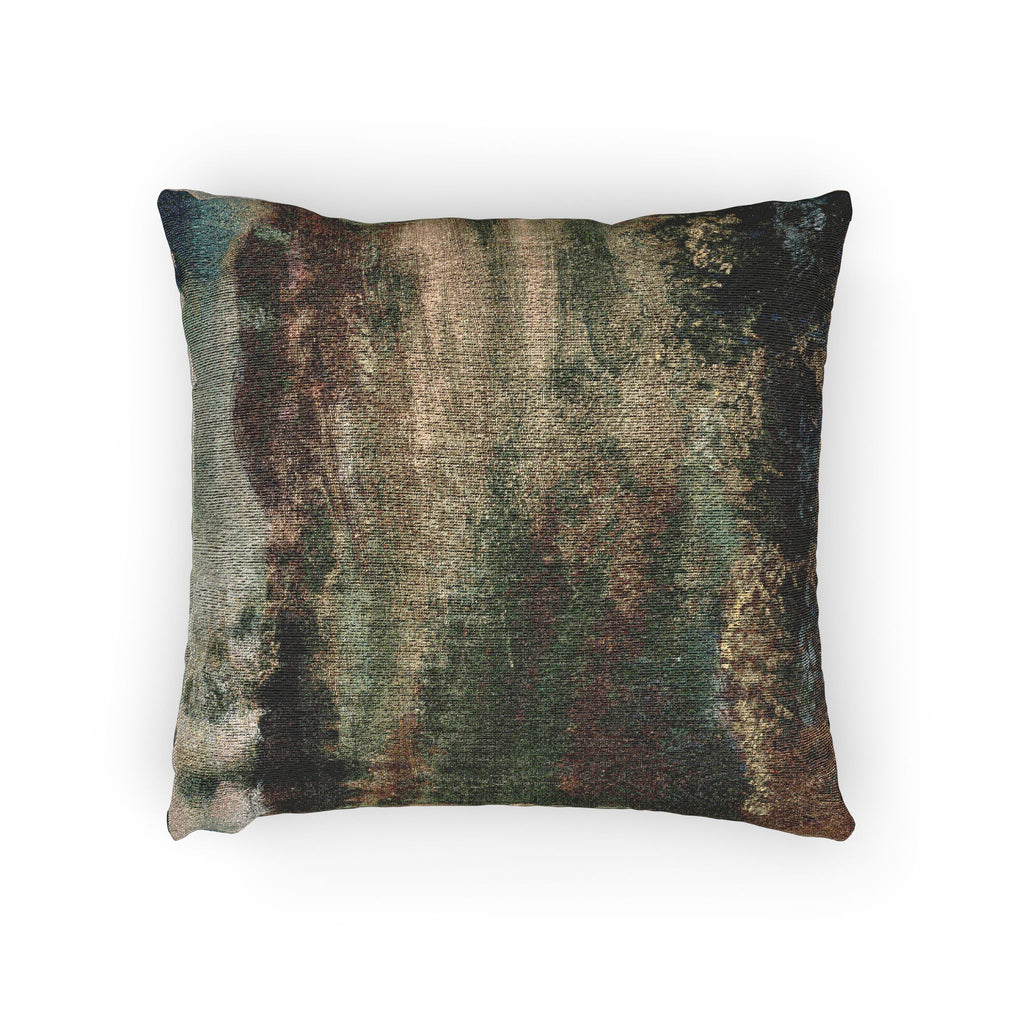Hilaire Germain Edgar Degas - Landscape with Smokestacks | Woven Pillow